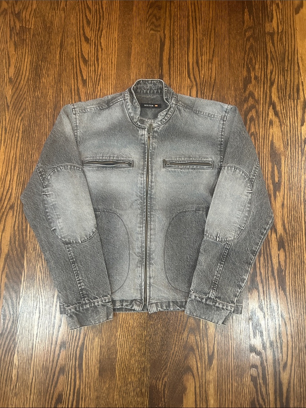 Vintage Y2K Zip Up Jean Jacket